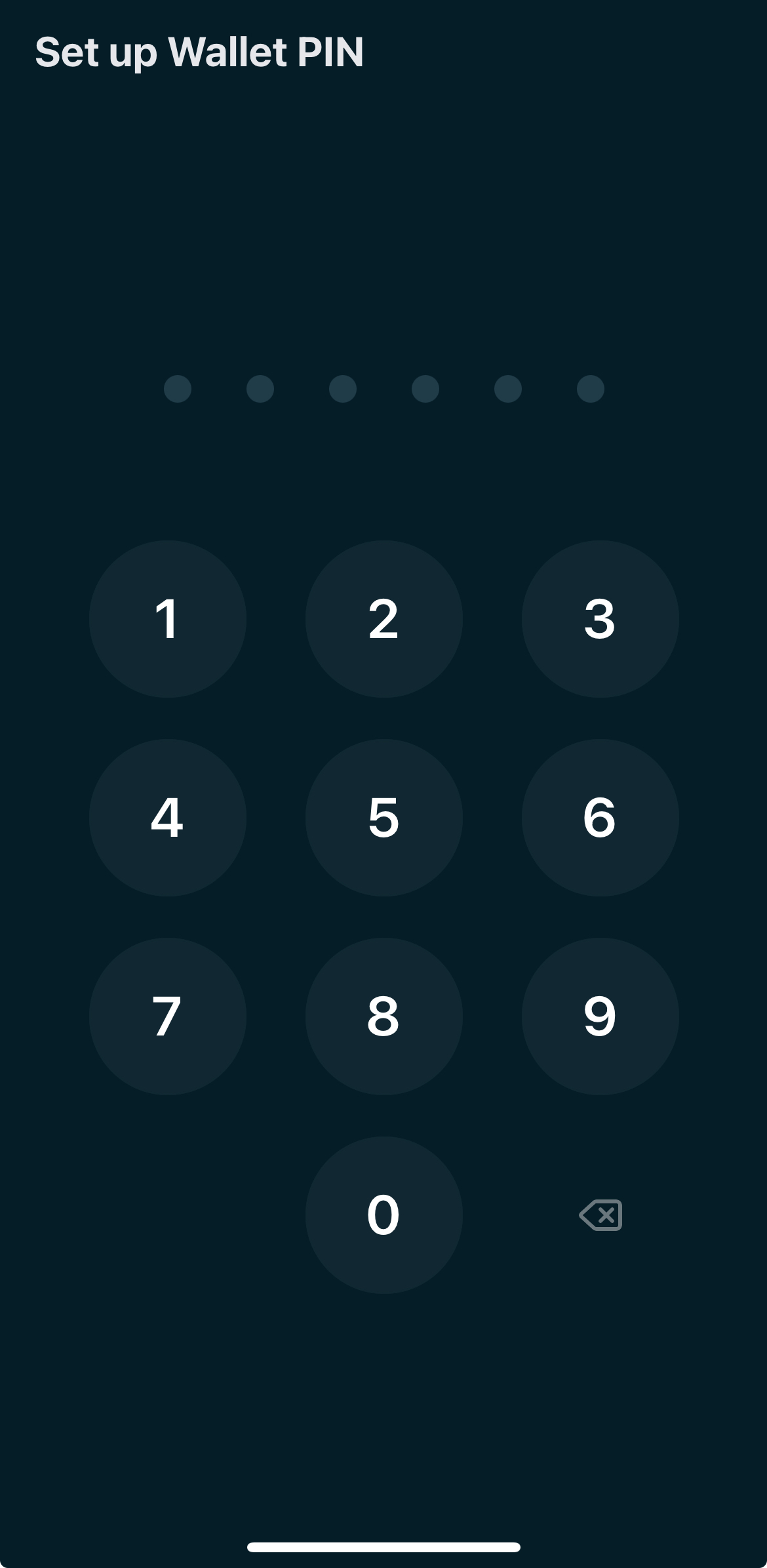 The import flow Set PIN step shows the numeric keypad with the Confirm PIN field focused. The user sets an unlock PIN to continue the recovery.